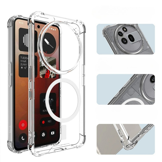 IMAK Θήκη για Nothing Phone 3a Pro, Dropproof, διαφανής