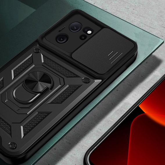 Θήκη για Xiaomi 13T / 13T Pro, CamShield Slide, μαύρη