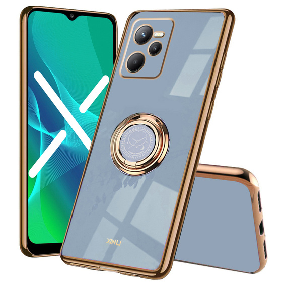 Θήκη για Realme C35, Electro Ring, μπλε