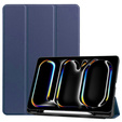 Θήκη για Apple iPad Pro 13" 7 gen. 2024 (A2925, Smartcase με χώρο για γραφίδα, σκούρο μπλε