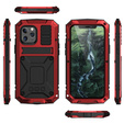 Θωρακισμένη θήκη για iPhone 12 / 12 Pro, R-JUST, κόκκινη