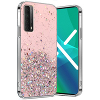 Θήκη για Huawei P Smart 2021/Y7A, Glittery, ροζ