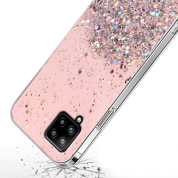 Θήκη για Samsung Galaxy A42 5G, Glittery, ροζ