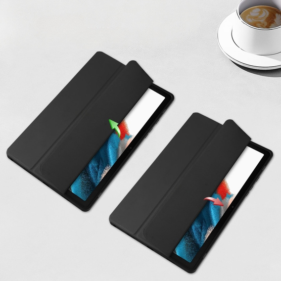 Θήκη για Samsung Galaxy Tab A9+, Smartcase Hybrid, με χώρο για γραφίδα, μαύρη