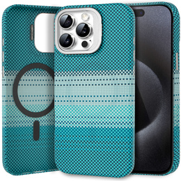 Θήκη για iPhone 15 Pro, Πλαίσιο Kickstand, για MagSafe, Moon Green