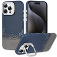 Θήκη για iPhone 15 Pro, Πλαίσιο Kickstand, για MagSafe, Sand Blue