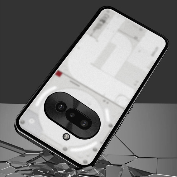 Θήκη για Nothing Phone 3A, Frame Case, μαύρη