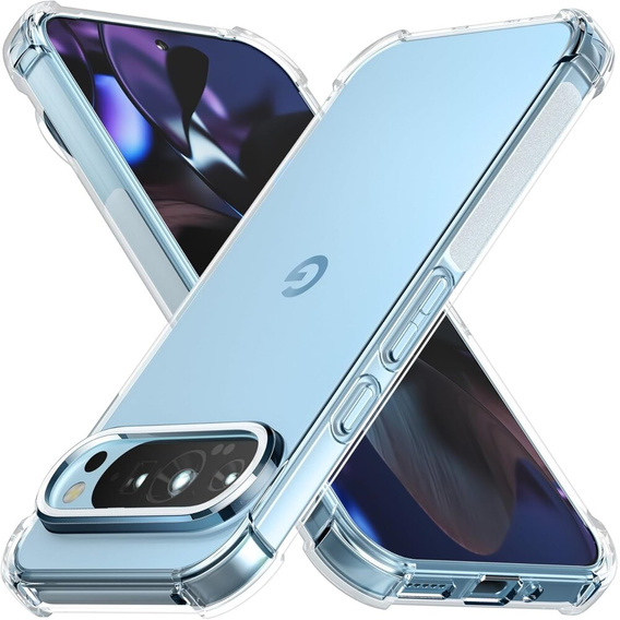 Θήκη για Google Pixel 9 Pro, Dropproof, διαφανής