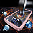 Θήκη για iPhone 16 Pro Max, Shockproof, με γυαλί, για MagSafe, ροζ