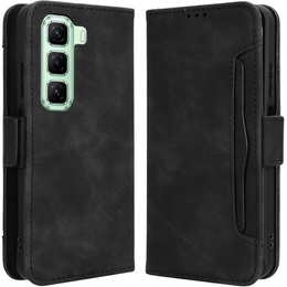 Θήκη με πτερύγιο για Infinix Hot 50 4G, Card Slot, μαύρη