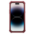Θωρακισμένη θήκη για iPhone 14 Pro Max, Dexnor Full Body, κόκκινη
