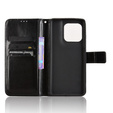 Θήκη με πτερύγιο για Motorola Edge 60 / 60 Fusion, Crazy Horse Wallet, μαύρη