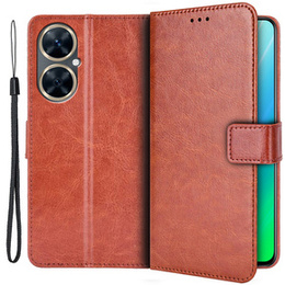 Θήκη με πτερύγιο για Huawei Nova 11i, Wallet, καφέ