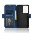 Θήκη με πτερύγιο για Realme 14X / Realme C75, Card Slot, σκούρο μπλε