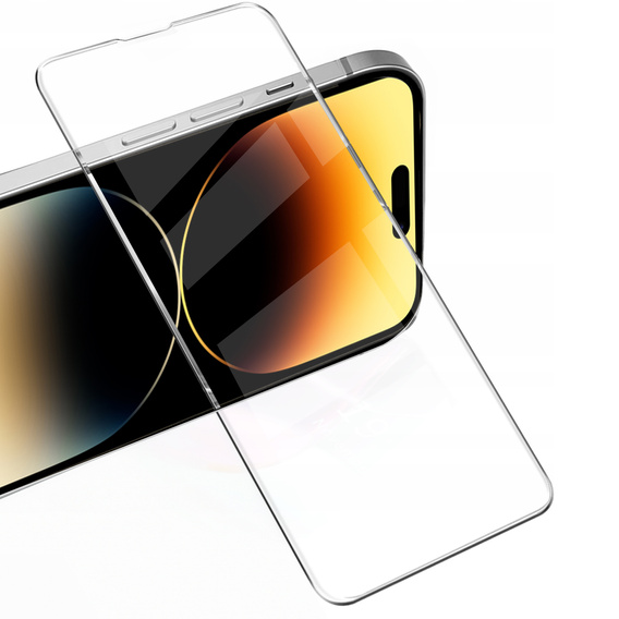 2x Μετριασμένο γυαλί για iPhone 14 Pro Max, ERBORD 9H Hard Glass στην οθόνη