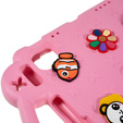 Παιδική θήκη για Apple iPad Air 11" 6 gen. 2024, Cute Patterns, με βάση, ροζ
