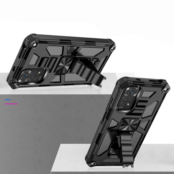 Θήκη για Xiaomi Redmi Note 11 / 11S, Armor Kickstand, μαύρη