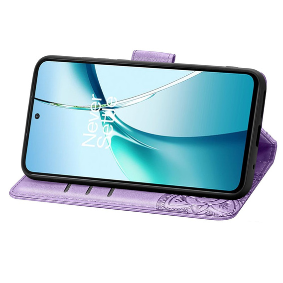 Θήκη με πτερύγιο για Samsung Galaxy S25 Edge, Butterfly, μωβ