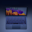 Θήκη πληκτρολογίου για Samsung Galaxy Tab S7 / S8, Dexnor Magnetic Keyboard Touchpad, μπλε