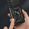 Θήκη για Samsung Galaxy M35, CamShield Slide, μαύρη