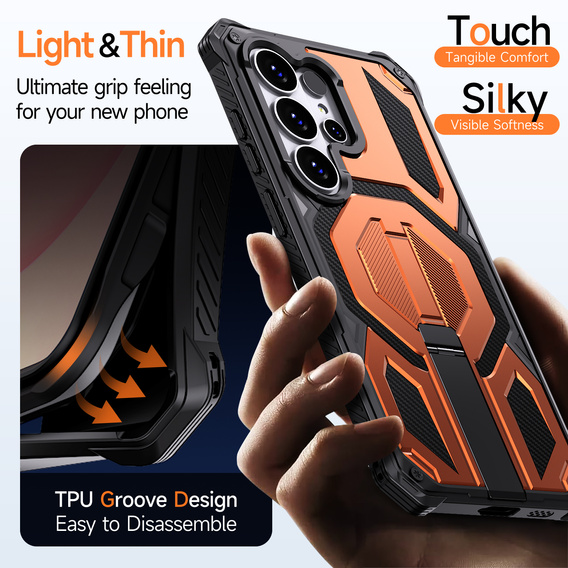 Προστατευτική θήκη με βάση συμβατή με MagSafe για Samsung Galaxy S26 Ultra