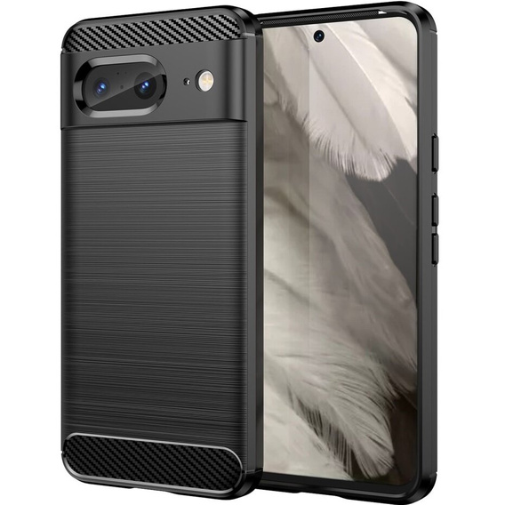 Θήκη για Google Pixel 8, Carbon, μαύρη