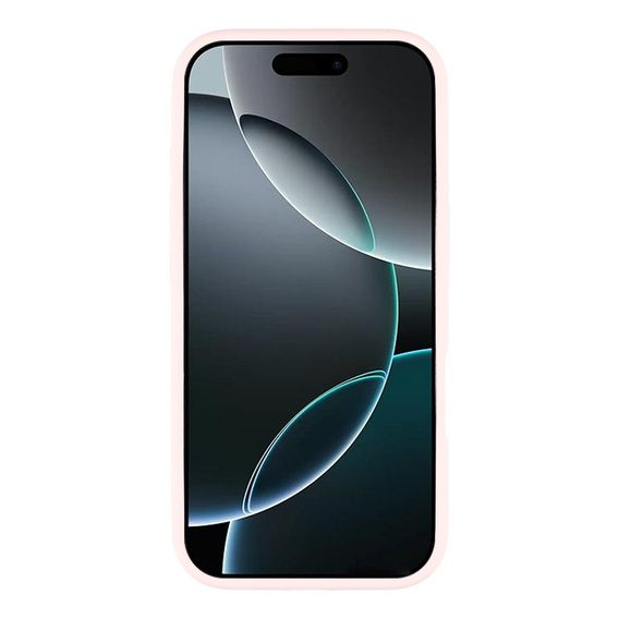 Θήκη σιλικόνης για iPhone 17 Pro Max, για MagSafe, αντικραδασμική, ροζ