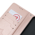 Θήκη με πτερύγιο για Oppo A79 5G, Mandala, ροζ rose gold