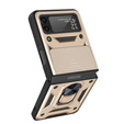 Θήκη για Samsung Galaxy Z Flip3 5G, CamShield Slide, χρυσός