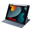 Θήκη για iPad 10.2" 2021/2020/2019 (9/8/7 gen.), με υποδοχή γραφίδας, περιστρεφόμενη κατά 360°, μωβ