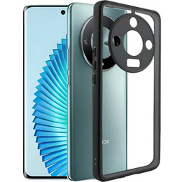 Θήκη για Honor Magic 6 Lite 5G, Fusion Hybrid, με προστασία κάμερας, διαφανής / μαύρη