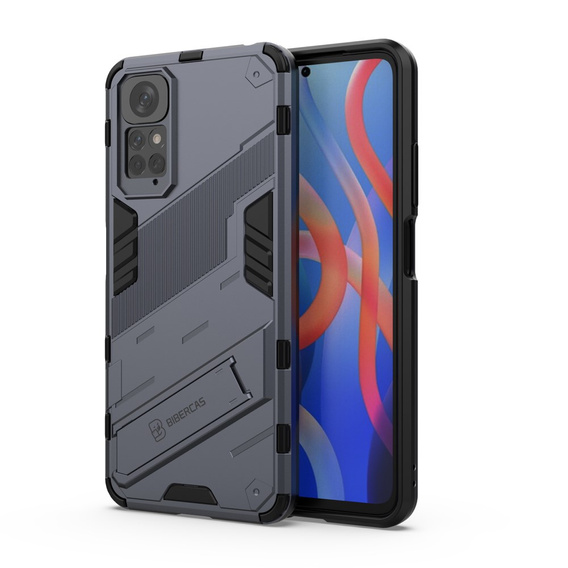 Θήκη για Xiaomi Redmi Note 11/11S, Military kickstand, μπλε