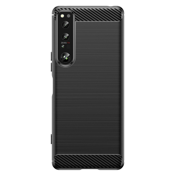 Θήκη για Sony Xperia 1 IV, Carbon, μαύρη