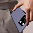 Αναδιπλούμενη θήκη για Samsung Galaxy S22+ Plus, Smart View Wallet, μωβ
