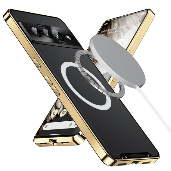 θήκη προστασίας κάμερας για το Google Pixel 8 Pro, CamShield MagSafe, διαφανές / χρυσό