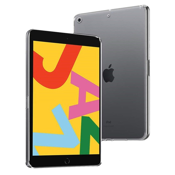 Θήκη για iPad 10.2" 2021/2020/2019 (9/8/7 gen.), σιλικόνη, διαφανής
