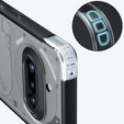 Θήκη για Nothing Phone 3A, Fusion Hybrid, διαφανής / μαύρη