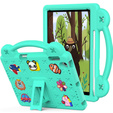 Παιδική θήκη για iPad 9.7" 2018/2017 (6/5 gen.) / Pro 9.7" 2016, Cute Patterns, με βάση, πράσινη