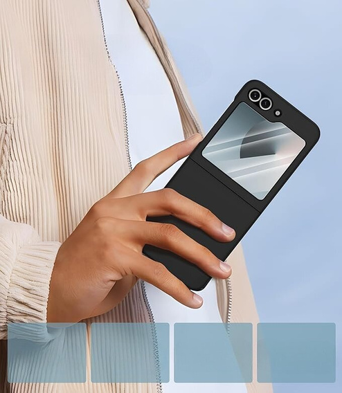Θήκη για Samsung Galaxy Z Flip7 FE / Z Flip6, PC Case, μαύρη