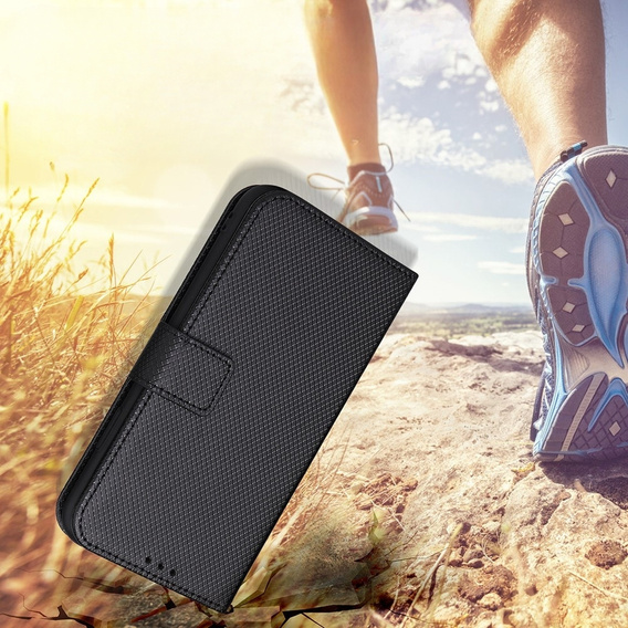 Θήκη με πτερύγιο για Oppo Reno8 T 4G, Wallet Smart Magnet, μαύρη