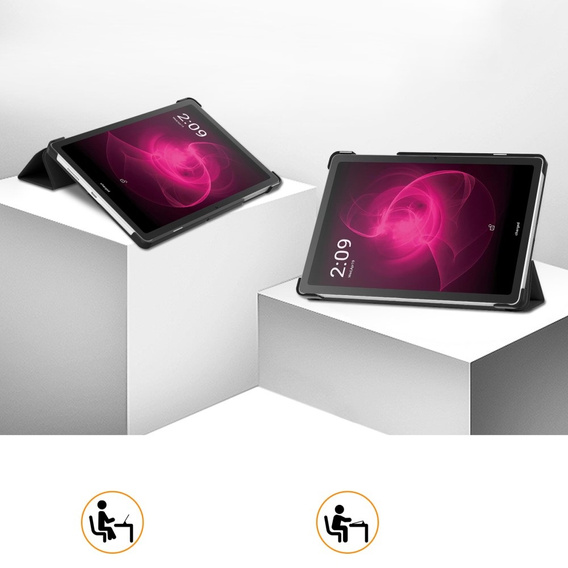 Θήκη για T Tablet 5G, Smartcase, μαύρη