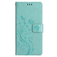 Θήκη με πτερύγιο για Samsung Galaxy A55 5G, Wallet, Butterfly, μωβ