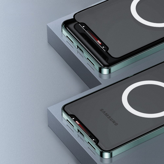θήκη προστασίας κάμερας για το Samsung Galaxy S23, CamShield MagSafe, διαφανής / πράσινη