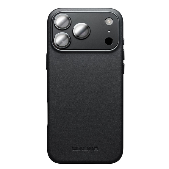 Θήκη QIALINO για iPhone 17 Pro, για MagSafe, με προστασία κάμερας, μαύρο