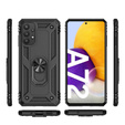 θωρακισμένη θήκη για Samsung Galaxy A72 5G, Nox Case Ring, μπλε