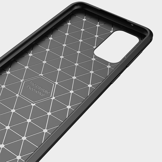Θήκη για Samsung Galaxy A13 4G, Carbon, μαύρη
