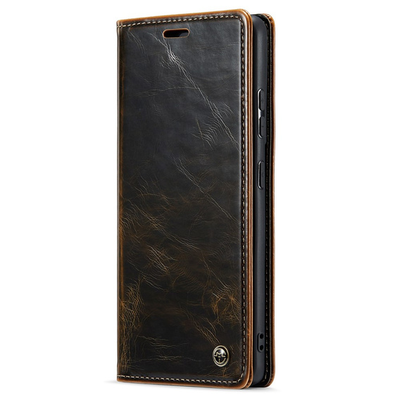 θήκη CASEME για Samsung Galaxy S21 Ultra 5G, Waxy Textured, καφές