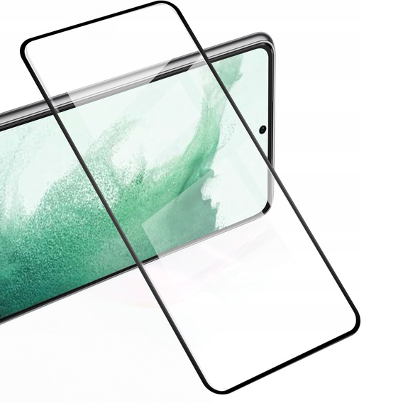 2x Μετριασμένο γυαλί για Samsung Galaxy S22+ Plus, ERBORD 3D πλήρης οθόνη