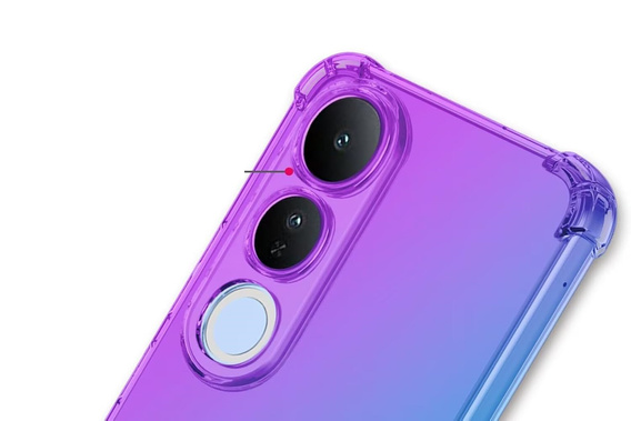 θήκη για το Vivo V50 Lite 4G / 5G, Gradient Dropproof, Μωβ / μπλε
