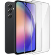2x Μετριασμένο γυαλί για Samsung Galaxy A54 5G, ERBORD 9H Hard Glass στην οθόνη